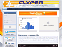 Tablet Screenshot of clyfer.com.ar